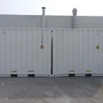 Stapelbarer Lagerbehälter aus Metall