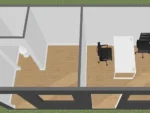 Modulgebäude – Büro, WC und Sanitärbereich/Pausenraum (17 m²) – Bild 3