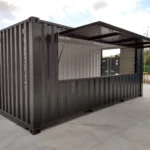 Neuer 20-Fuß-Bar-Container – Farbe: Schwarz