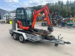 Kubota KX 019-4 + 3 Löffel + Anhänger – Minibagger – 1,85 t – Bild 10