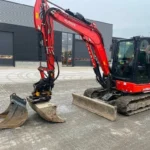 KUBOTA KX060-50 + 3 LÖCHER – Minibagger 5,635 t, Baujahr 2020