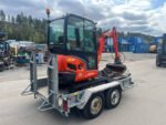 Kubota KX 019-4 + 3 Löffel + Anhänger – Minibagger – 1,85 t